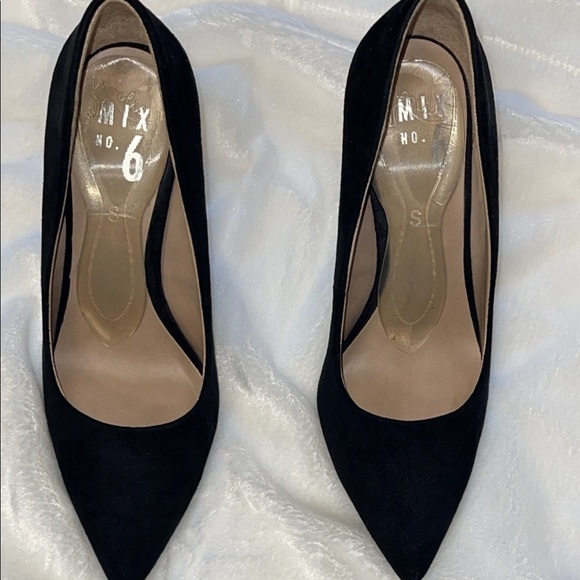 Black Mix NO 6 heels - Picture 3 of 3